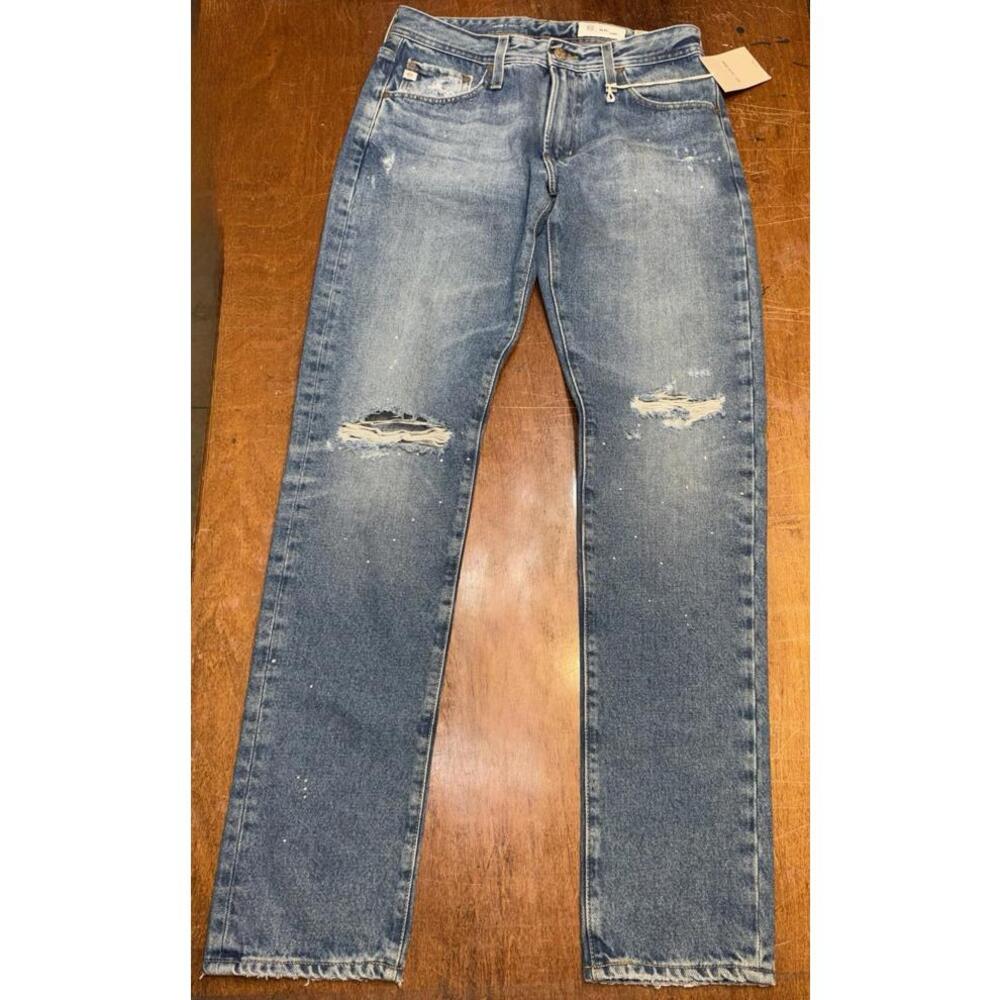 AG-ED Denim Mens 31x33 Tellis Modern Slim Jean Distressed Ripped Goldschmied NWT